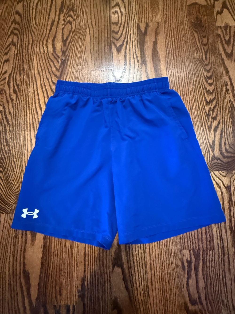 Under Armour Boy’s Bright Blue Training Shorts